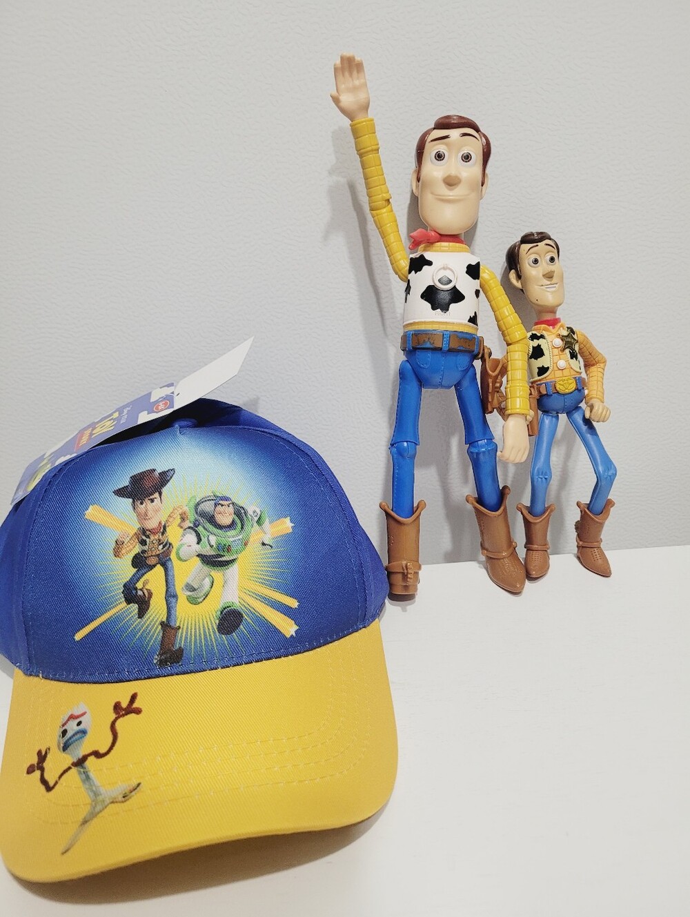 Disney Toy Story Woody Figures – 13” & 9” – Sheriff Woody With New Hat